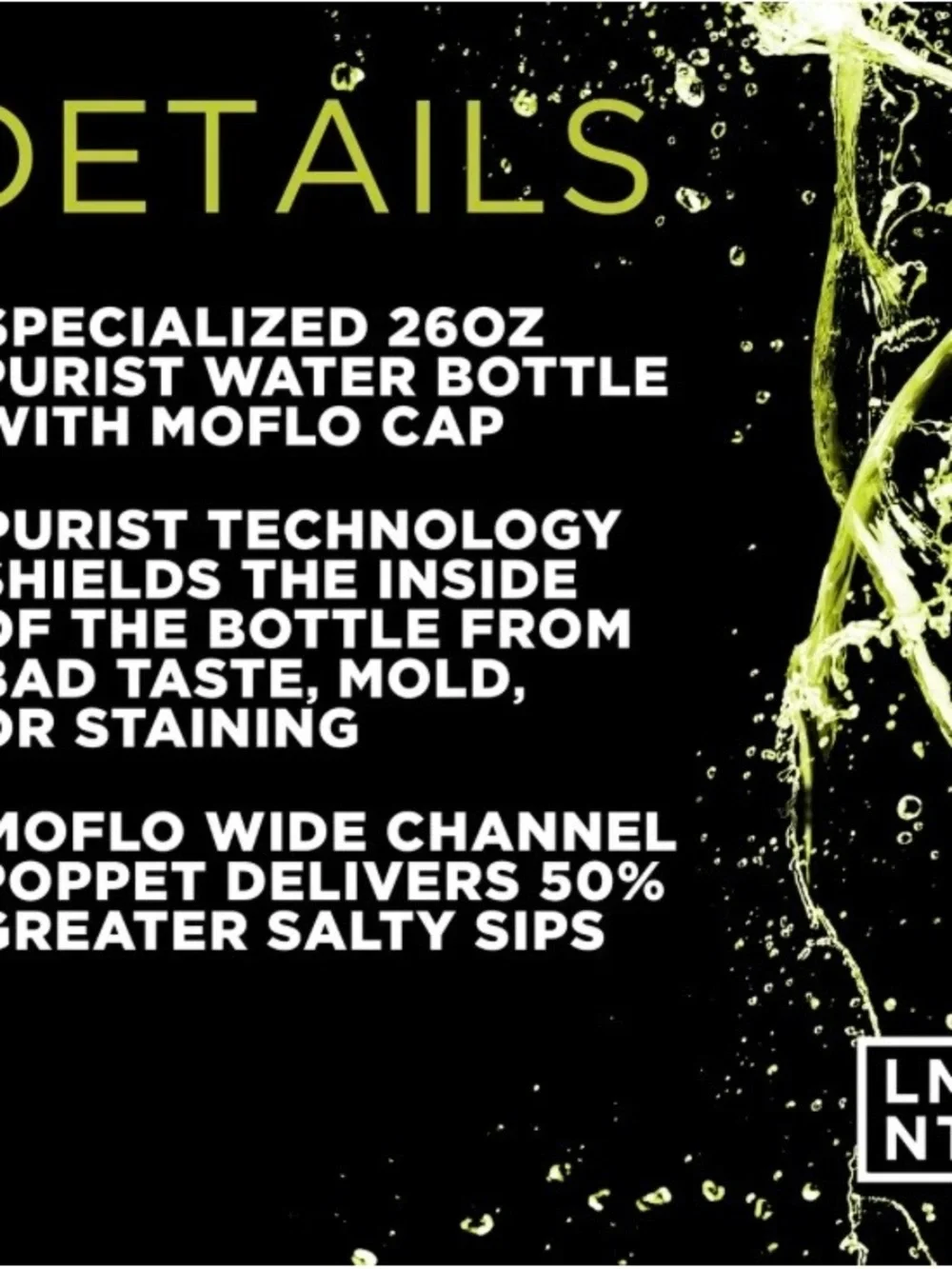 Purist LMNT Stay Salty Water Bottle